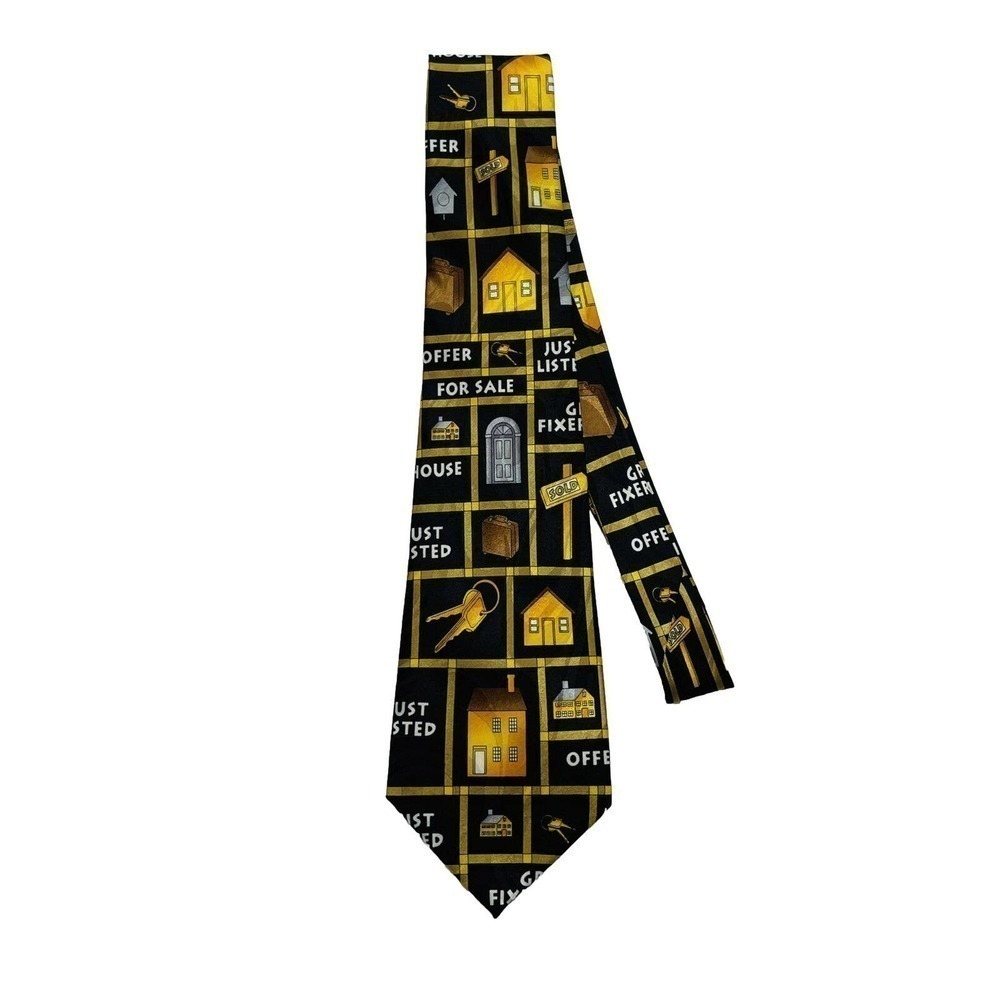 Real Estate Necktie Realtor New Home Just Listed For Sale Steven‎ Harris